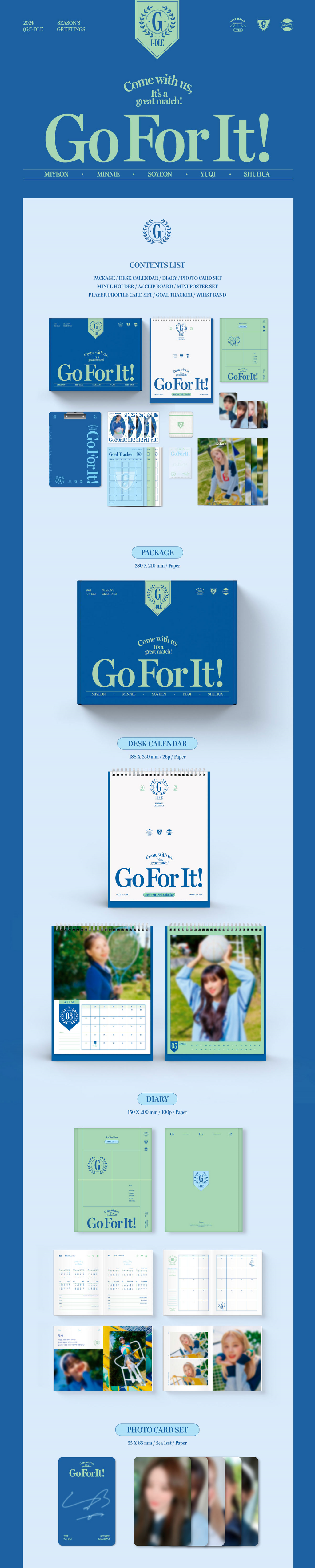 (G)I-DLE - Go For It 2024 Season's Greetings