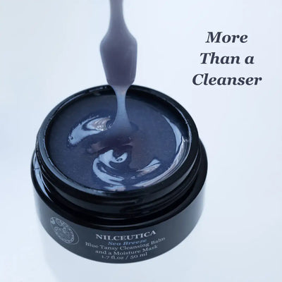 Sea Breeze Probiotic Blue Tansy Cleansing Balm + Hydration Mask cleanser