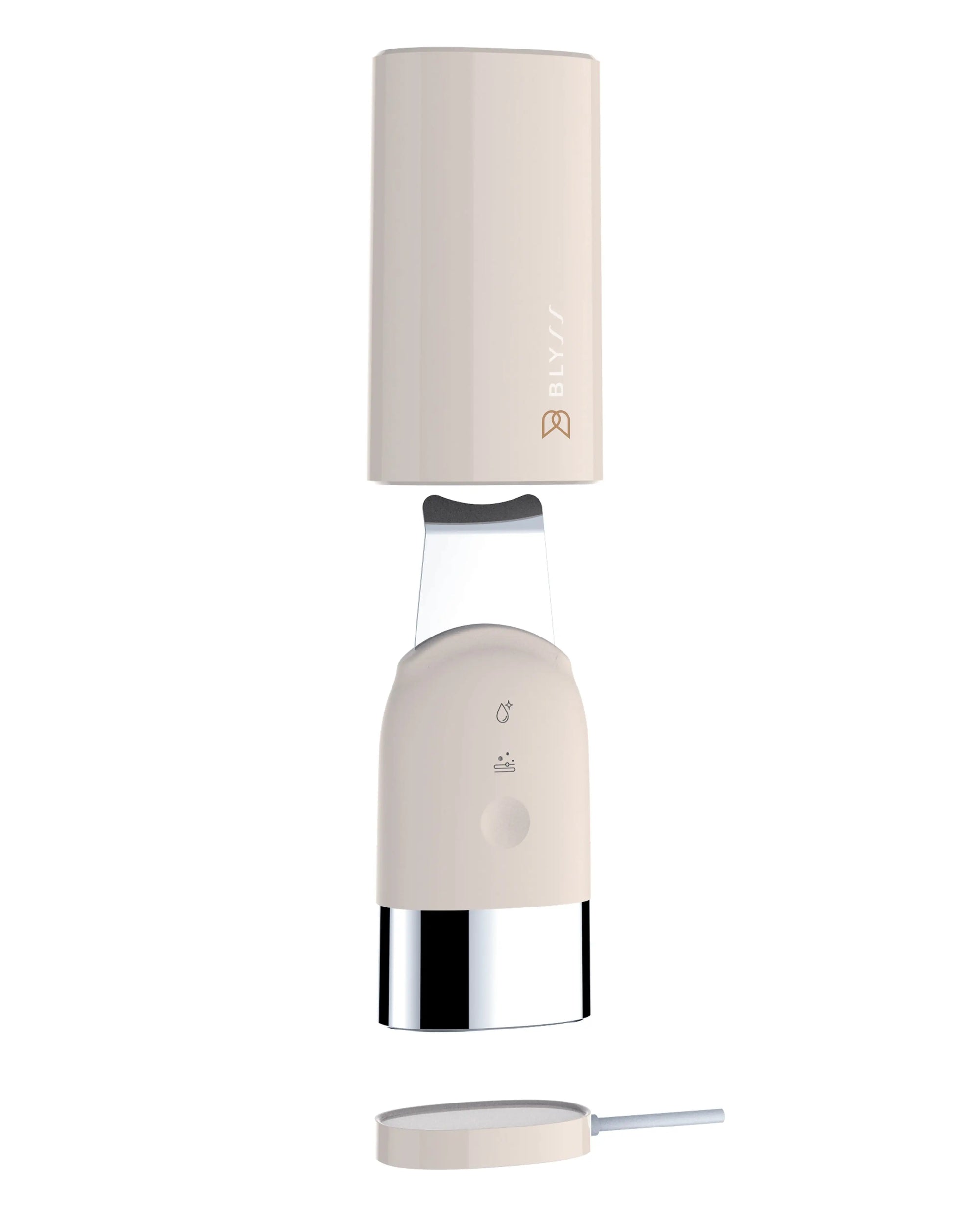 Blyss Iris – Ultrasonic Facial Scrubber & Skin Spatula brush