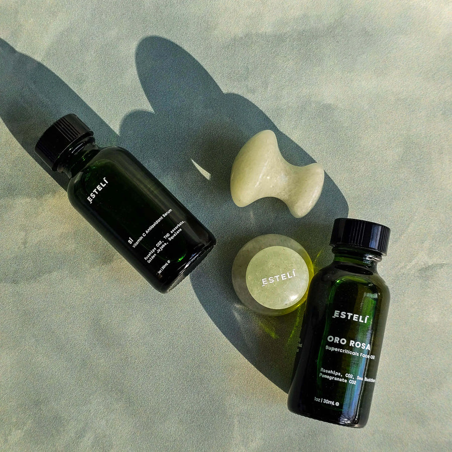 Serums + Gua Sha Mushrooms Set gift set