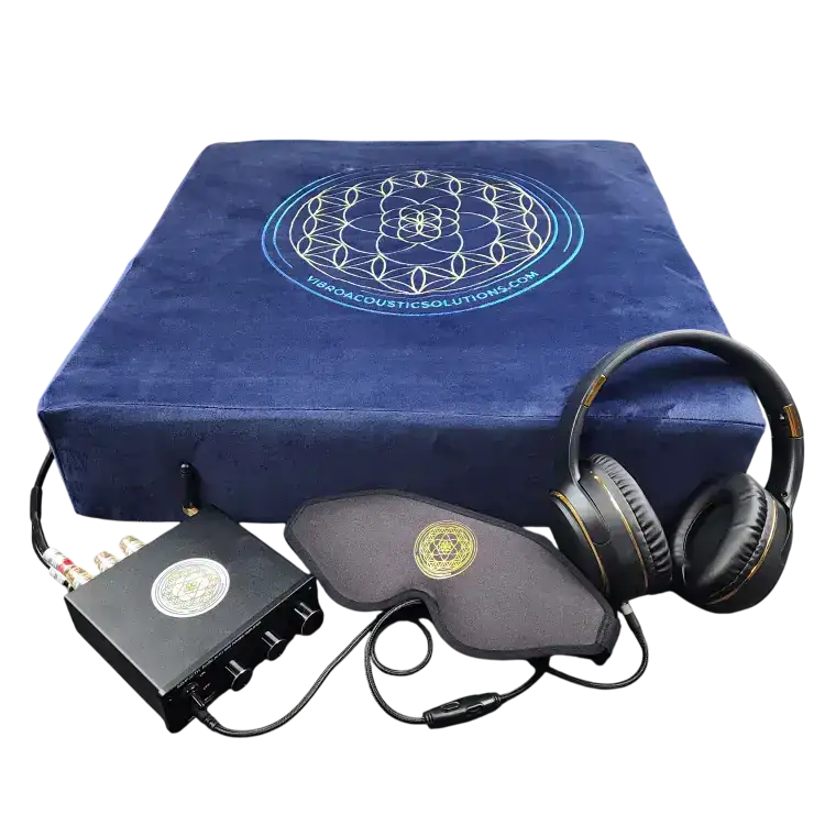 Vibroacoustic Meditation Cushion gift set