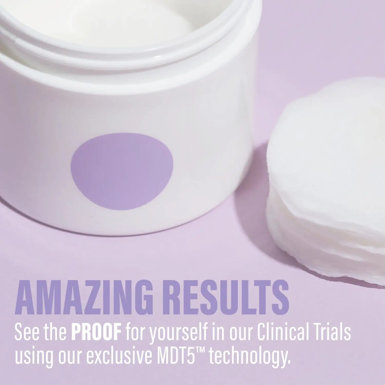 Transport Exfoliating Glycolic Acid Pads 50ct exfoliant 50 ct