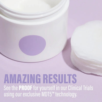 Transport Exfoliating Glycolic Acid Pads 50ct exfoliant 50 ct