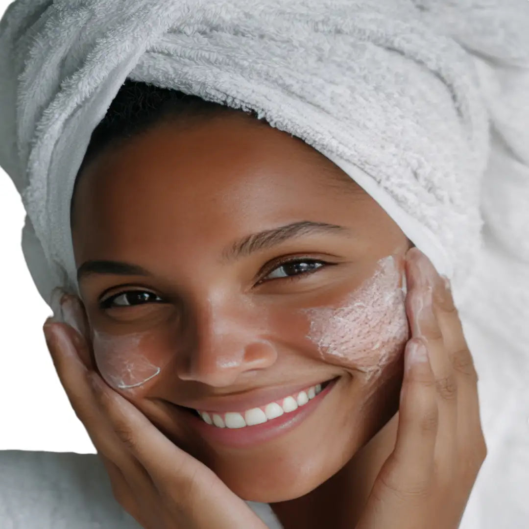 Organic Anti-Aging Facial Scrub And Moisturizer cleanser