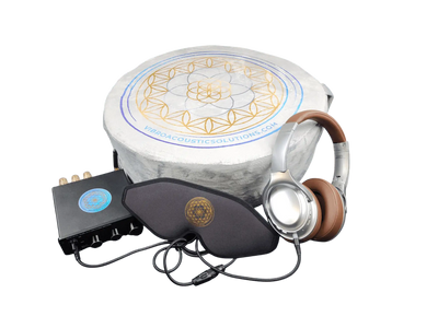 Vibroacoustic Therapy Zafu Meditation Cushion With Custom Amplifier sleep aid