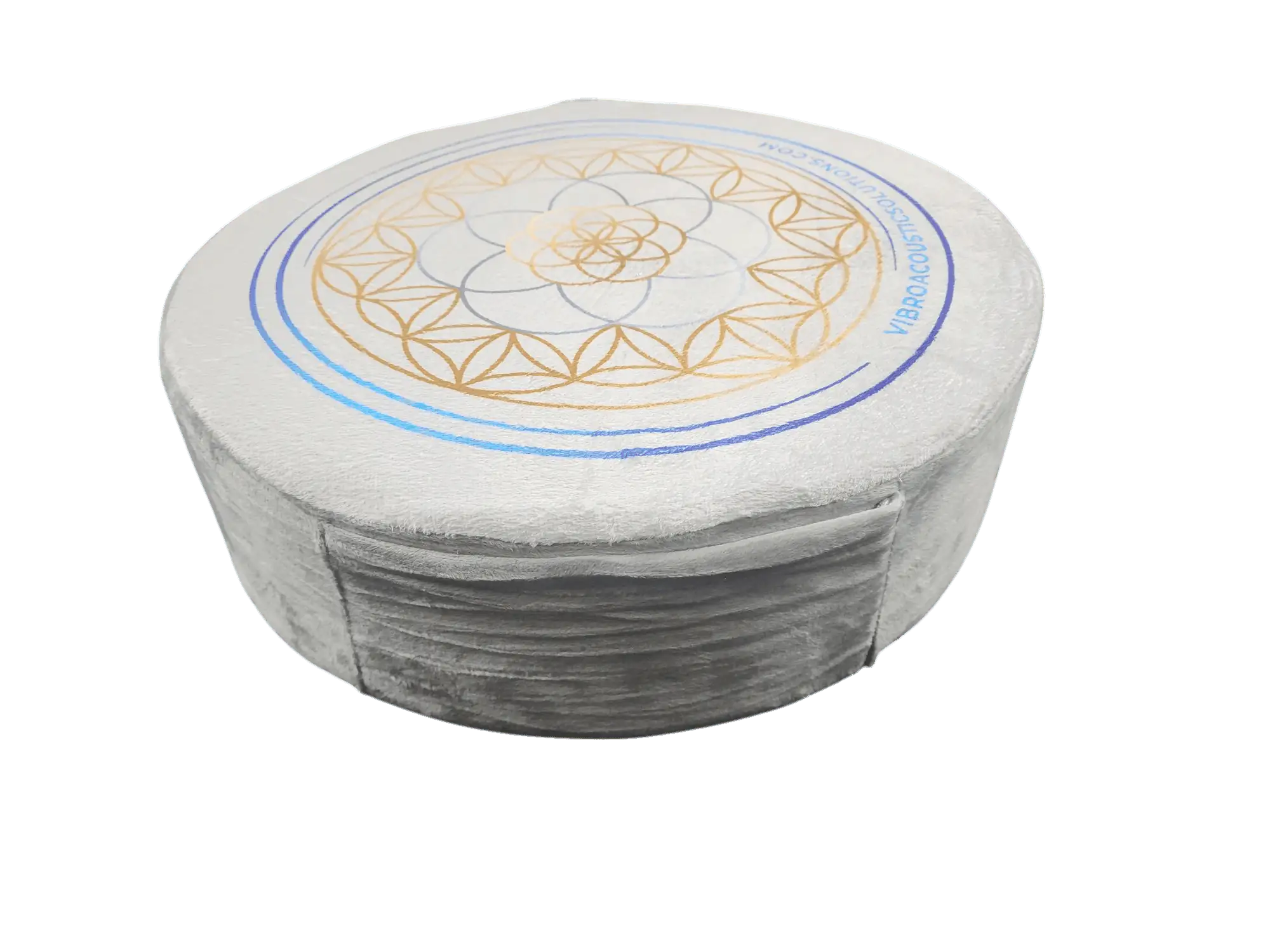 Vibroacoustic Therapy Zafu Meditation Cushion With Custom Amplifier sleep aid